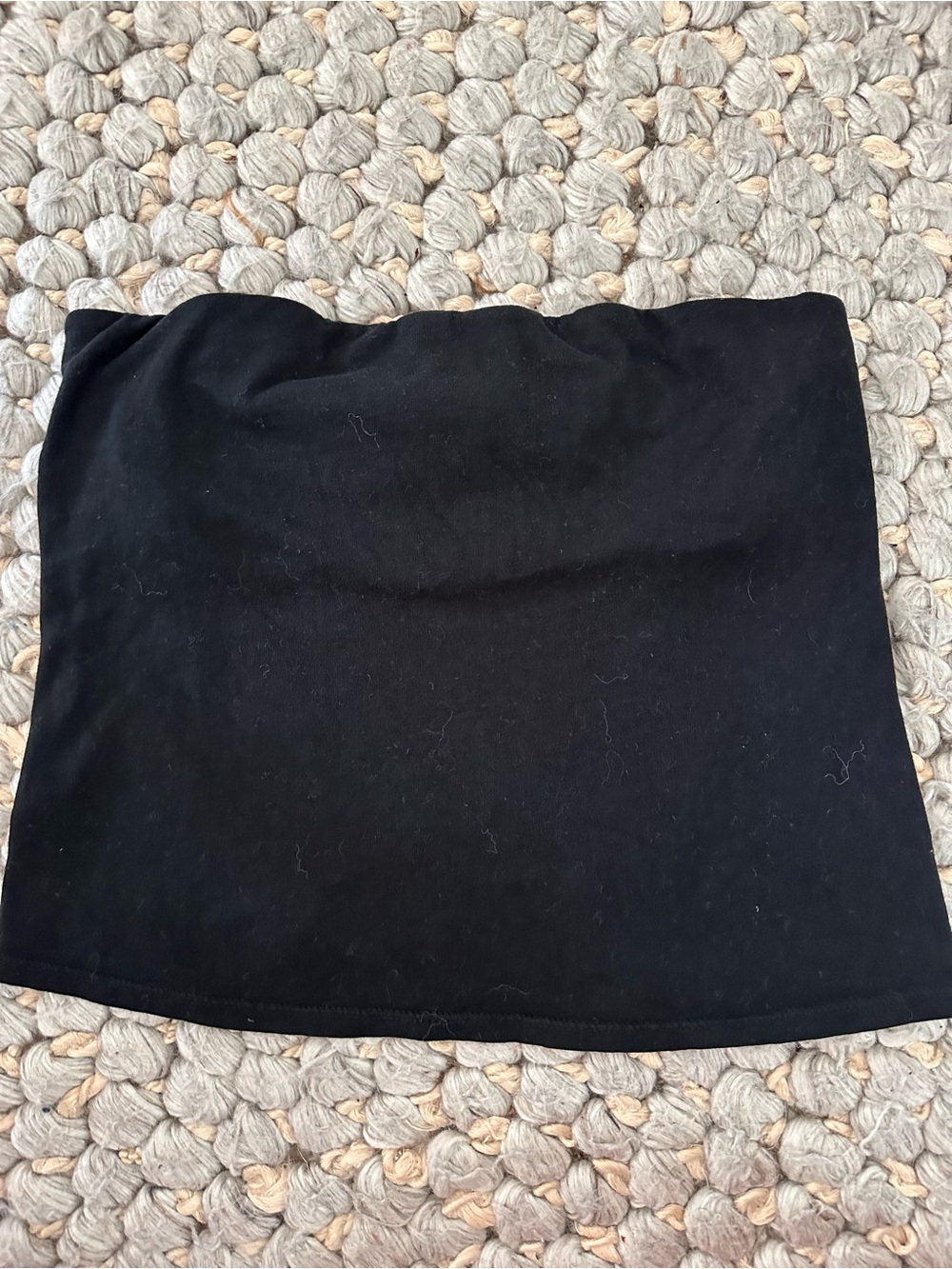 Donni. Tube top built in bra cotton black size XS